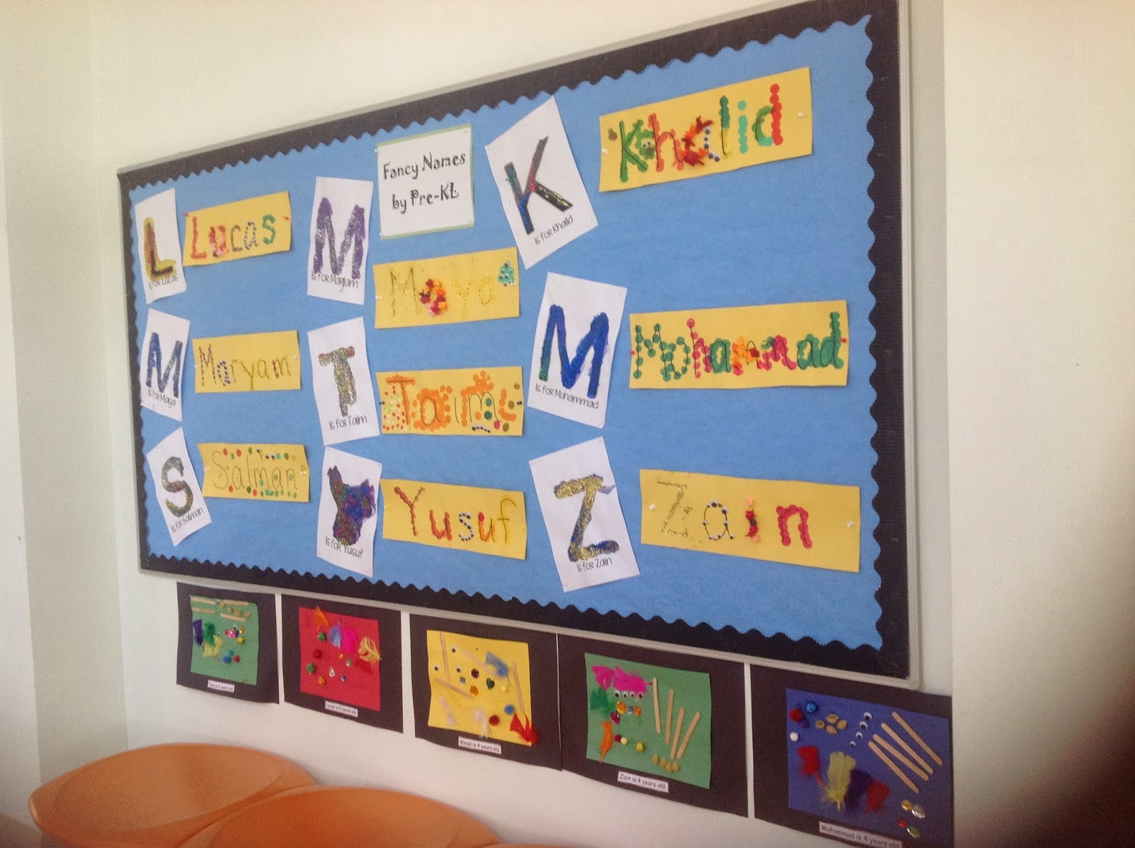 Traveling, Teaching, Cooking, Creating Name writing activities