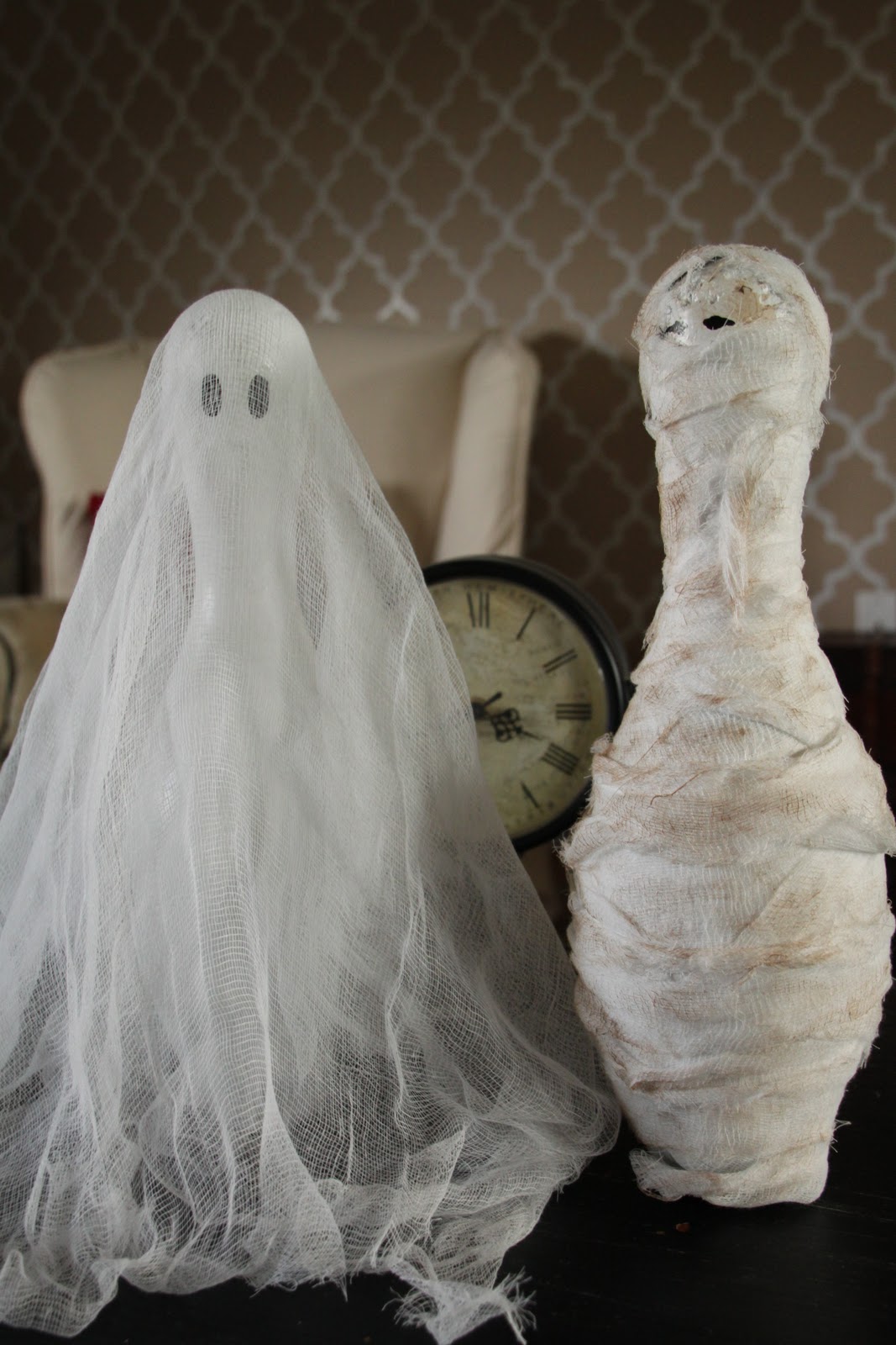 Creative Mommas Halloween Decorations Ghost and Mummy