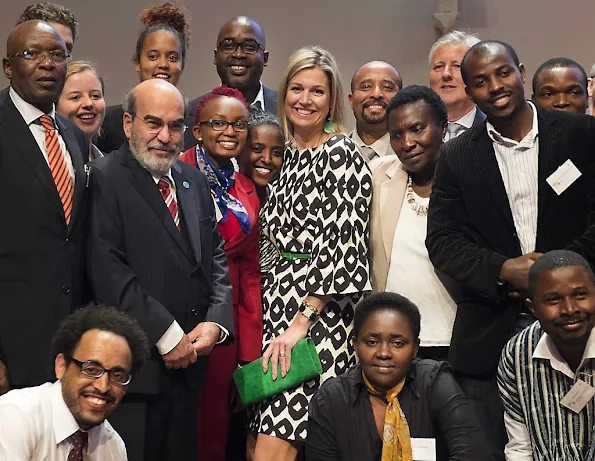 Queen Maxima attended the conference on ‘The Future of Farming and Food Security in Africa’ at the RABO-bank headquarters in Utrecht