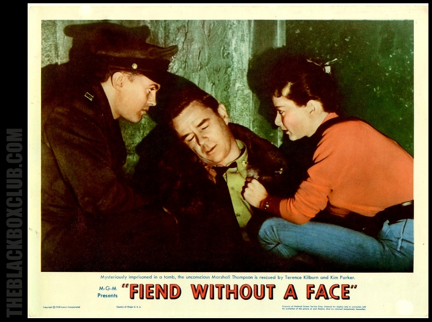 The Black Box Club 'FIEND WITHOUT A FACE' MARSHALL THOMPSON KIM