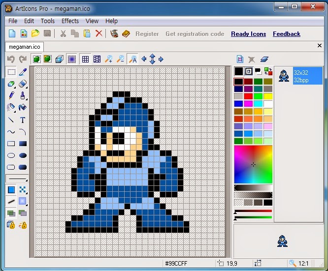 Studio 1902 Megaman Megaman Dot(Size 32X32)