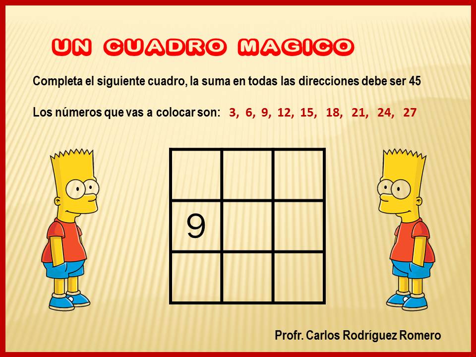 SECUNDARIA 3 MATEMATICAS ACERTIJOS