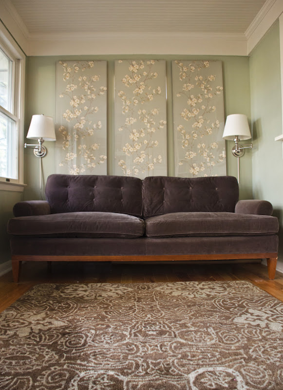 the long and short of it How to Hang Wallpaper Panels