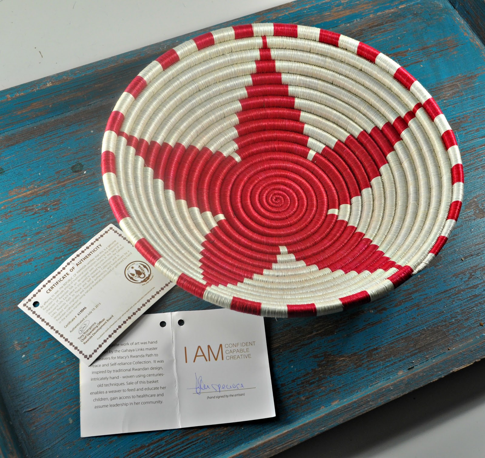 Product Review Rwanda Path to Peace Baskets from Macy's The Food Hussy!