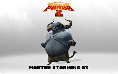 Master Storming OX Kungfu Panda 2 Movies Wallpaper - Cartoon Wallpaper