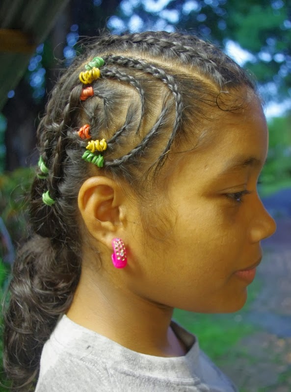 Braids & Hairstyles for Super Long Hair: Micronesian Girl~ Swirly  Micro-Braids