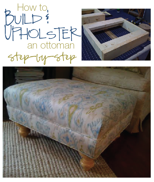 furniture {reincarnated} How to Build and Upholster an Ottoman