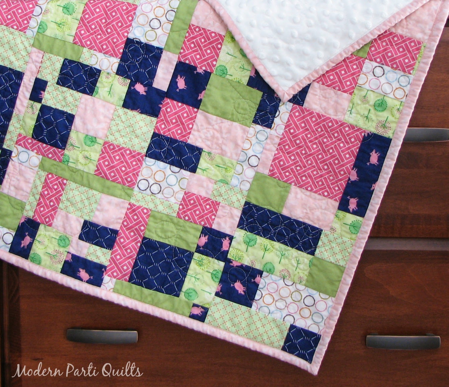Modern Parti Quilts Country Girl Improv Quilt