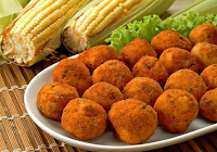 Bolinho de Milho e Soja Bolinho de Milho e Soja (vegana)