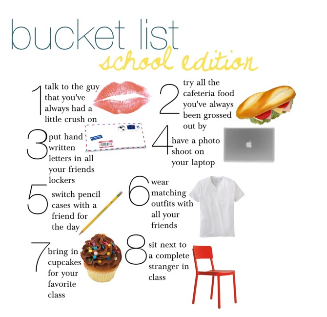 the preppy diaries bucket list school edition