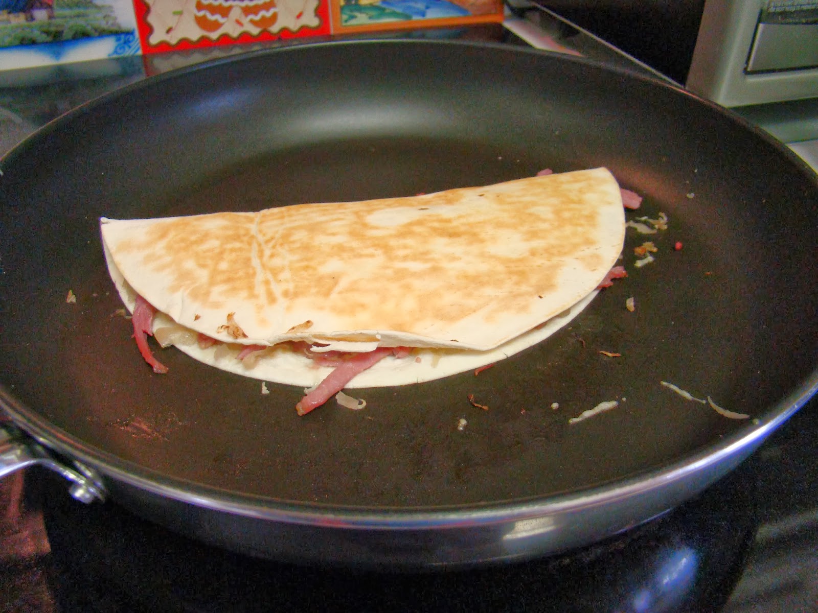 Dinner with the Grobmyers Corned Beef and Cabbage Quesadillas