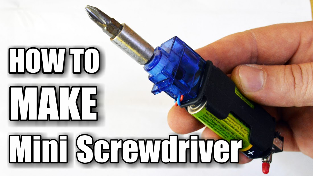 Hacktuber How To Make Mini Electric Screwdriver