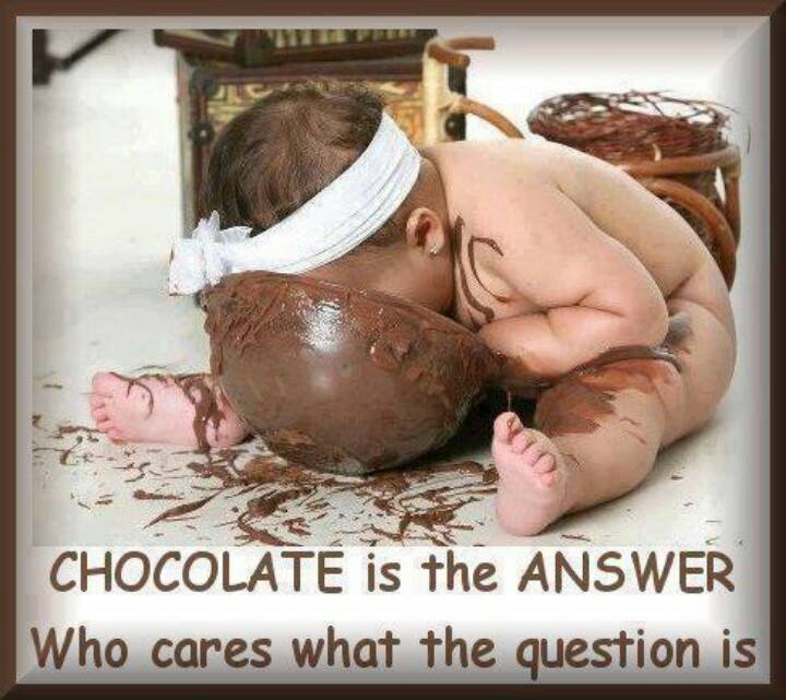 Chocolate Is The Answer.... What's The Question?
