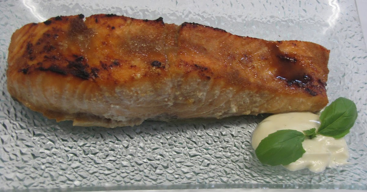 Wasabi Ginger Salmon with WasabiLime Mayo