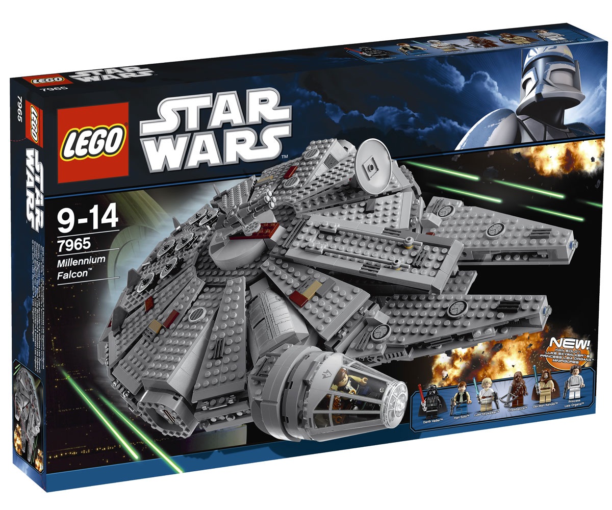 millennium falcon lego set amazon