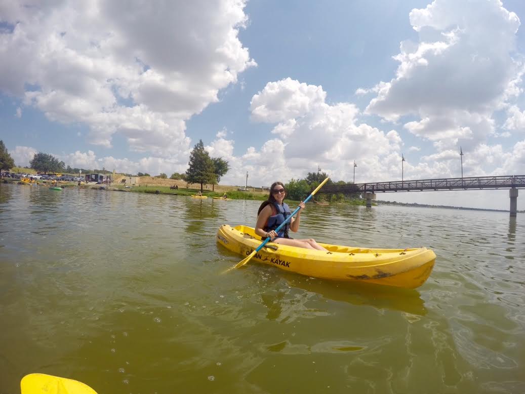 Emily Burn Kayaking White Rock Lake