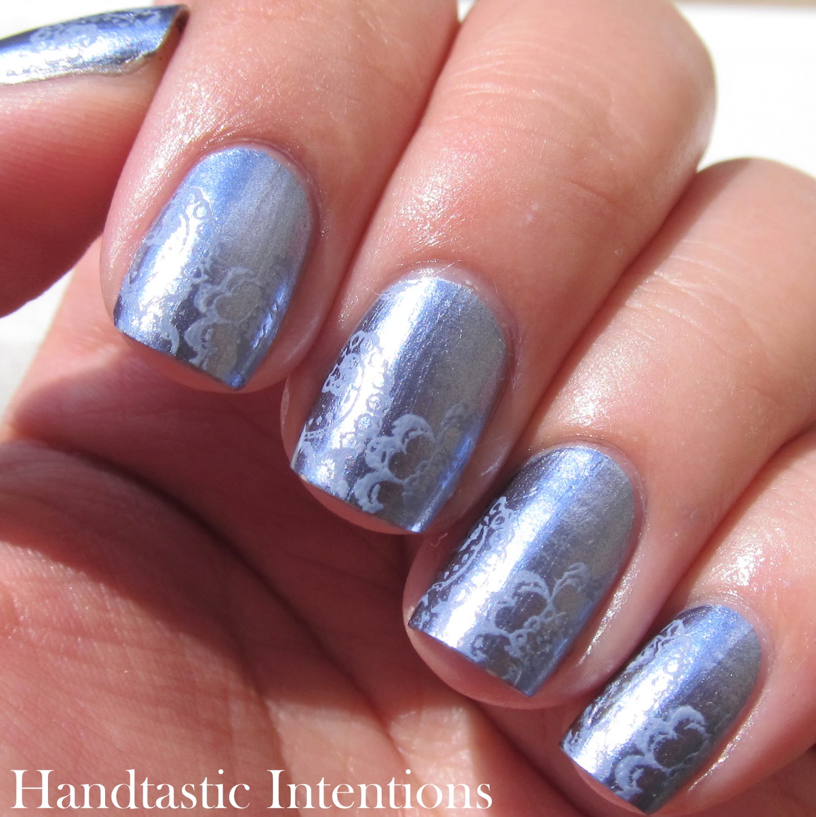 Handtastic Intentions Nail Art Bridal Inspired Foil Stamping