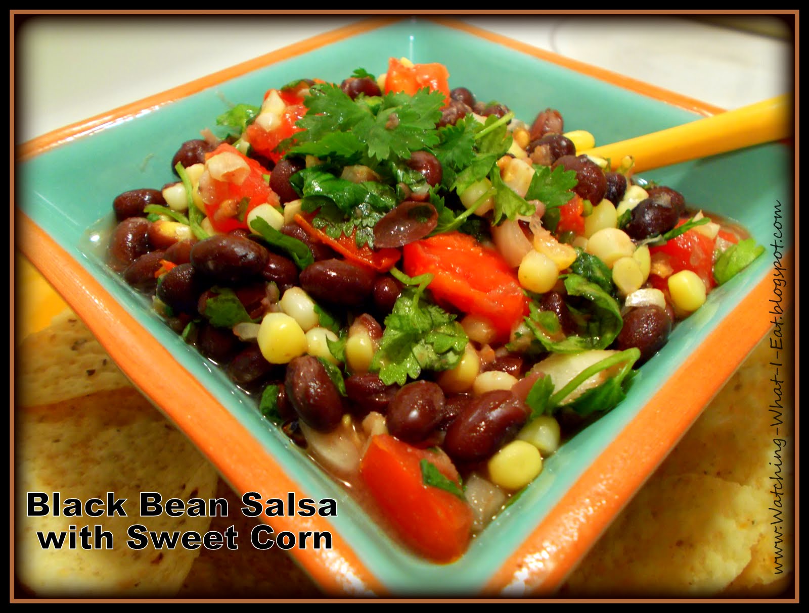 Watching What I Eat Black Bean Salsa with Sweet Corn