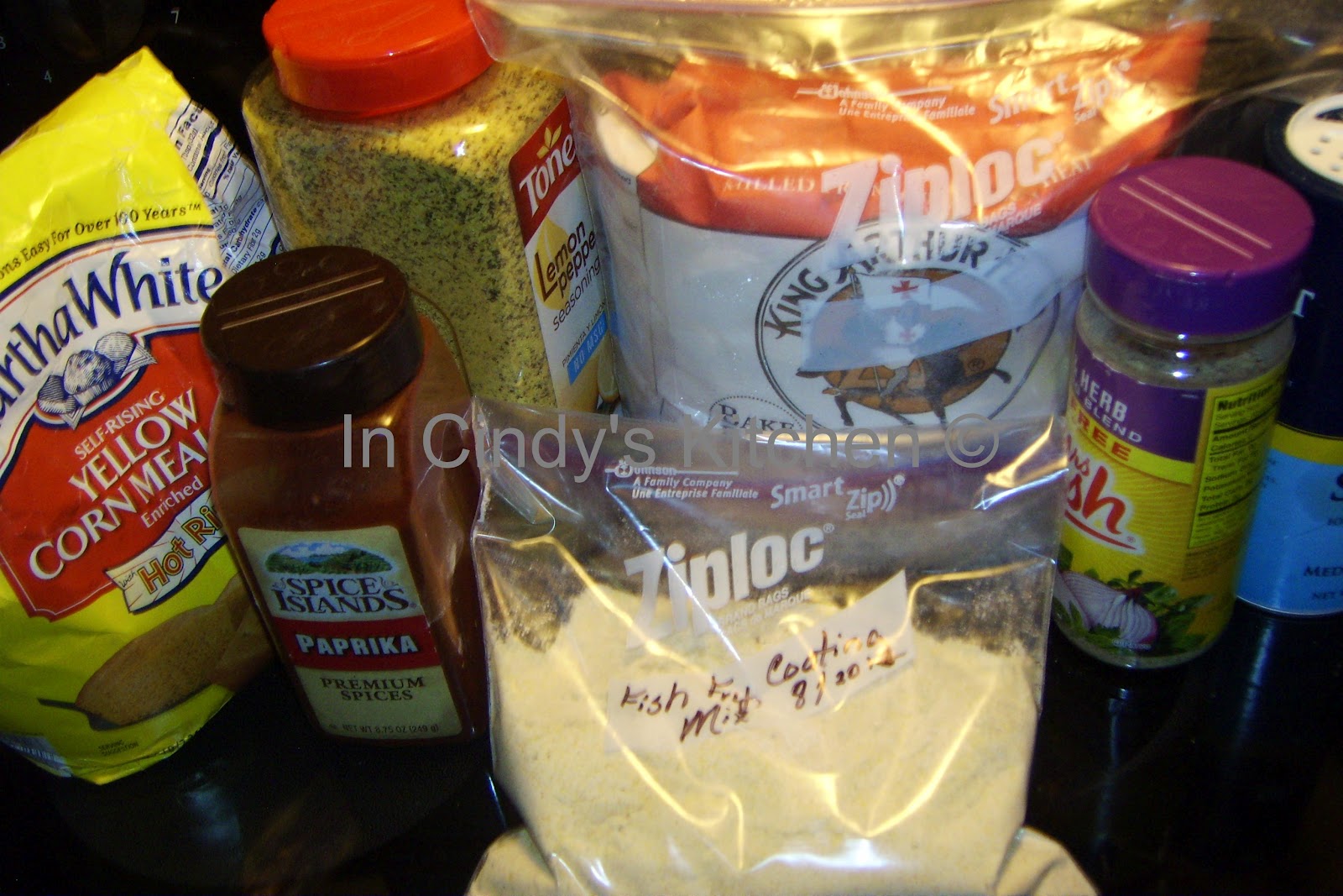 In Cindy's Kitchen Fish Fry Coating Mix with Tilapia & A Bonus Recipe