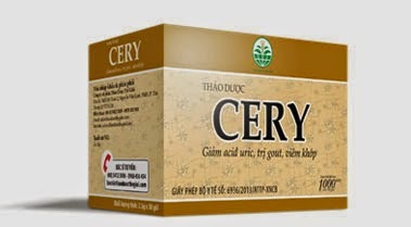 Thảo dược Cery: Giảm acid uric hỗ trợ điều trị bệnh gout hiệu quả