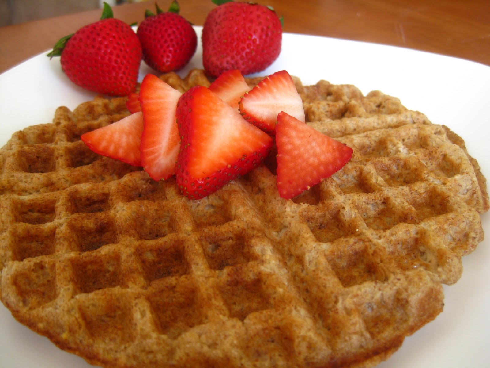 Healthy Plant Based Family Whole Grain Blender Waffles