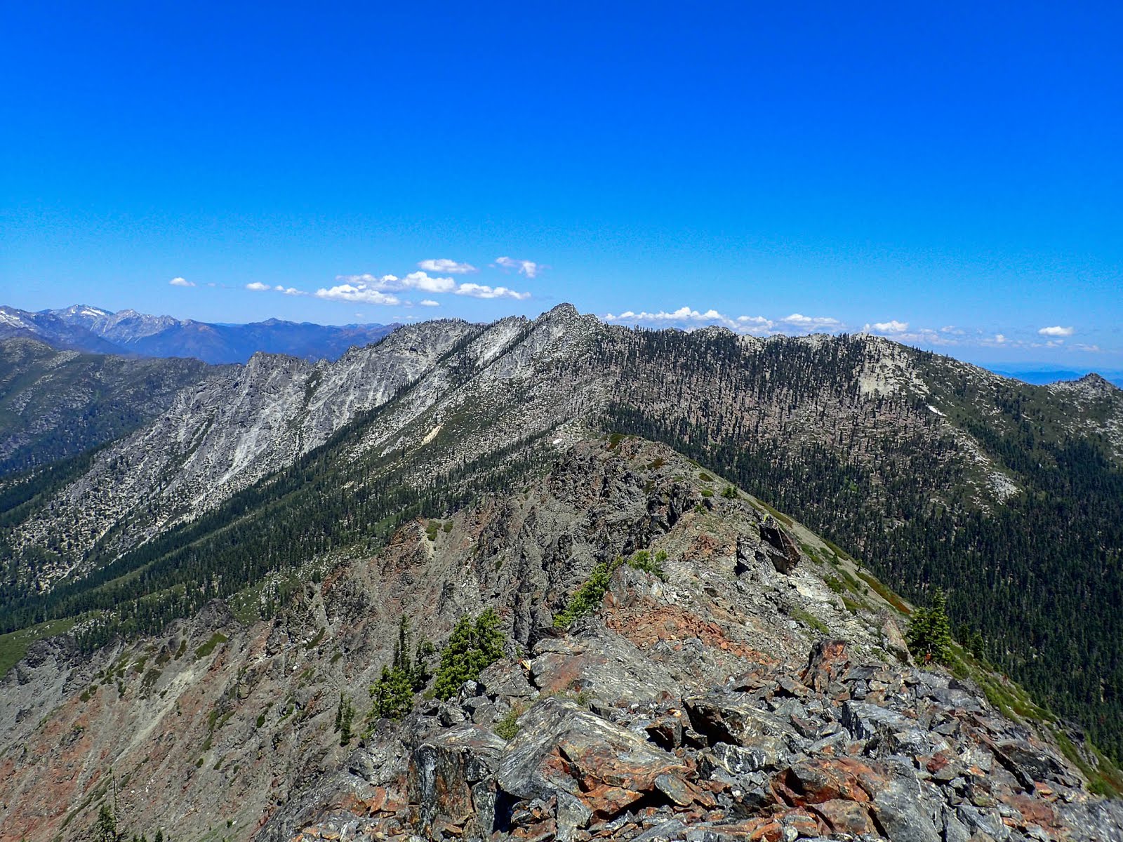 Monument Peak & Weaver Bally In Trinity Alps First Church of The