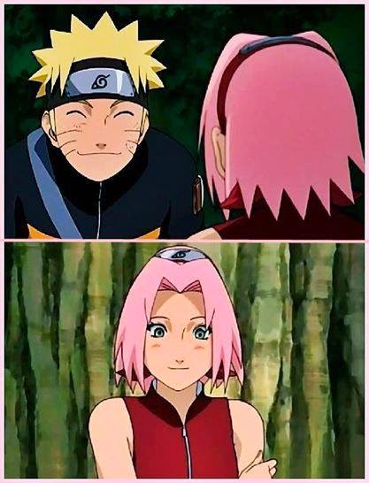 Naruto le quita más de una sonrisa a Sakura ♥