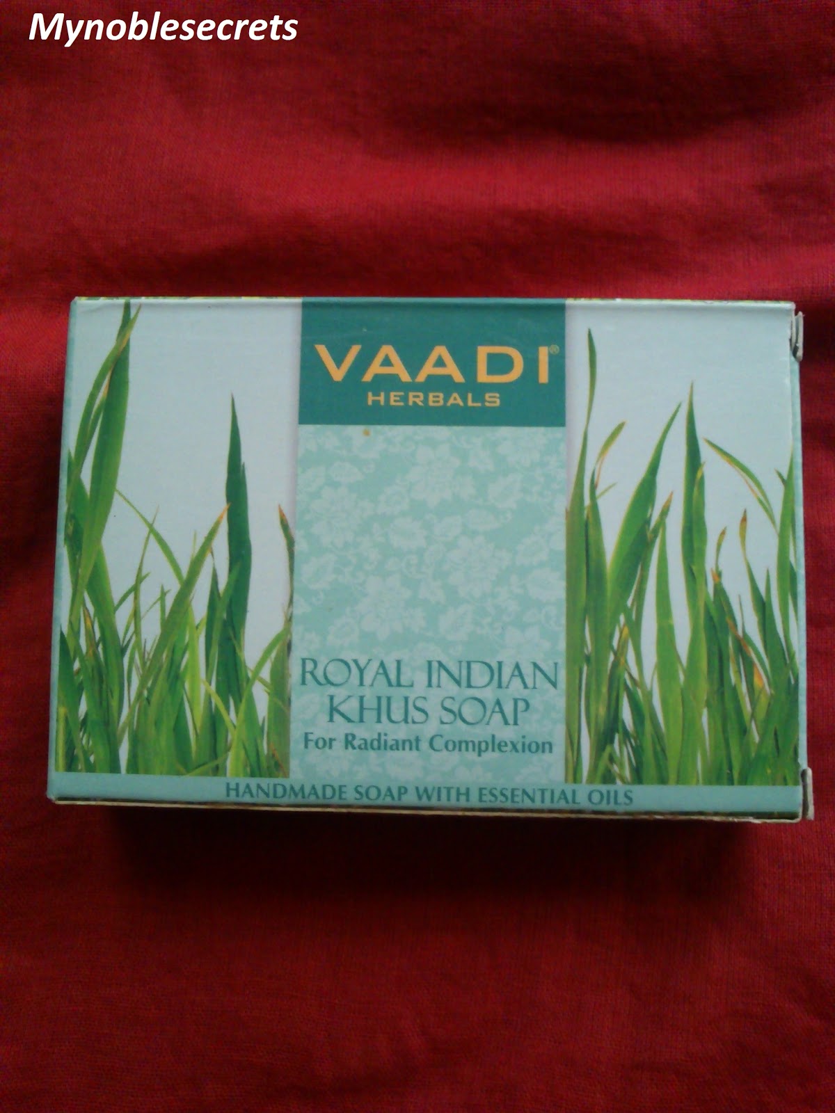 Indian Beauty Zone Vaadi Herbals Royal Indian Khus Soap Review