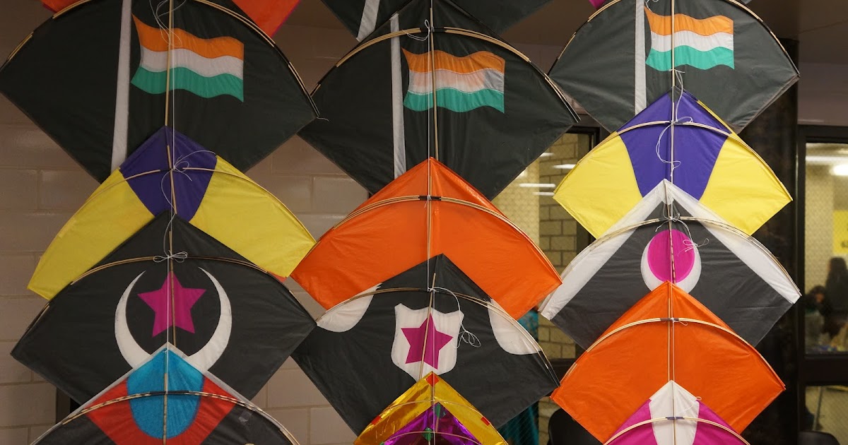Indian Fighter Kites Kites at SILC Mela, Minneapolis, Minnesota, USA
