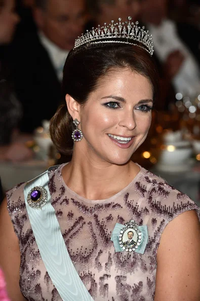  Princess Madeleine of Sweden attends the Nobel Prize Banquet 2014