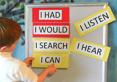 Unscramble the "I" word strips