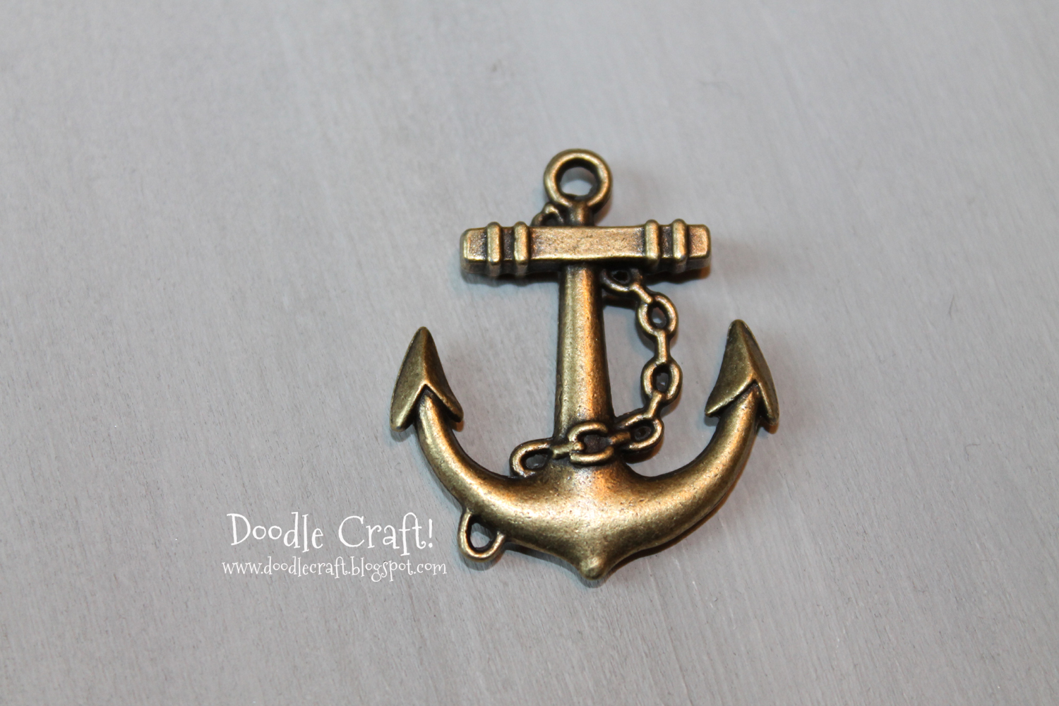 Doodlecraft Slip Knot Nautical Anchor Bracelet!