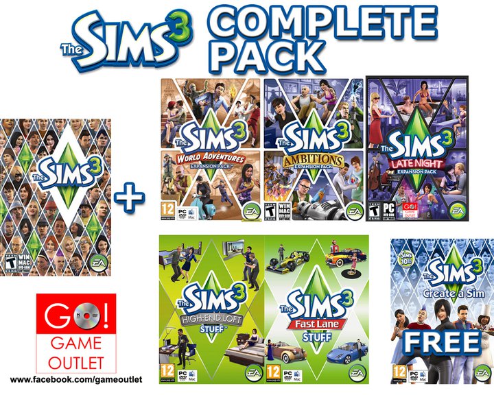 sims 3 all expansions free download