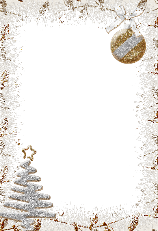 5 Bellos Marcos de Navidad Verticales. Marcos Gratis para Fotografías.