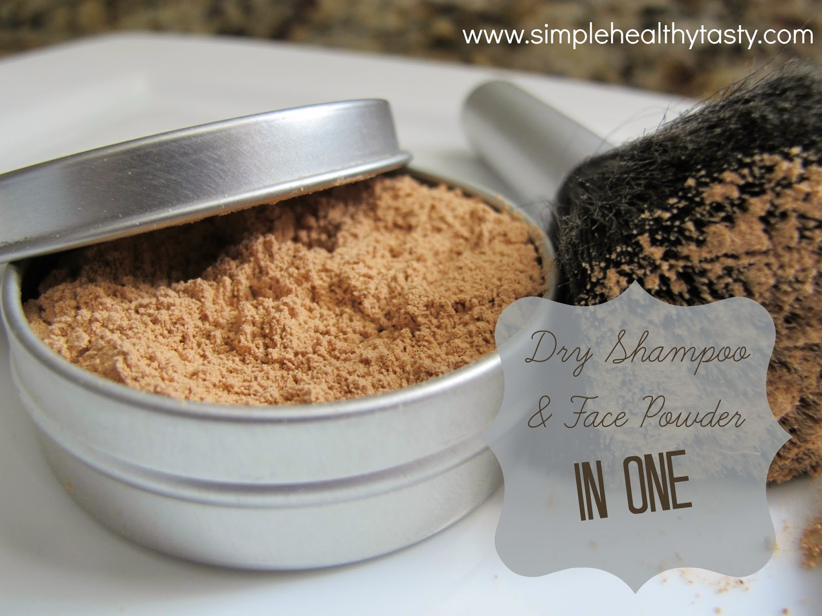 Simple. Healthy. Tasty Dry Shampoo and Face Powder in One