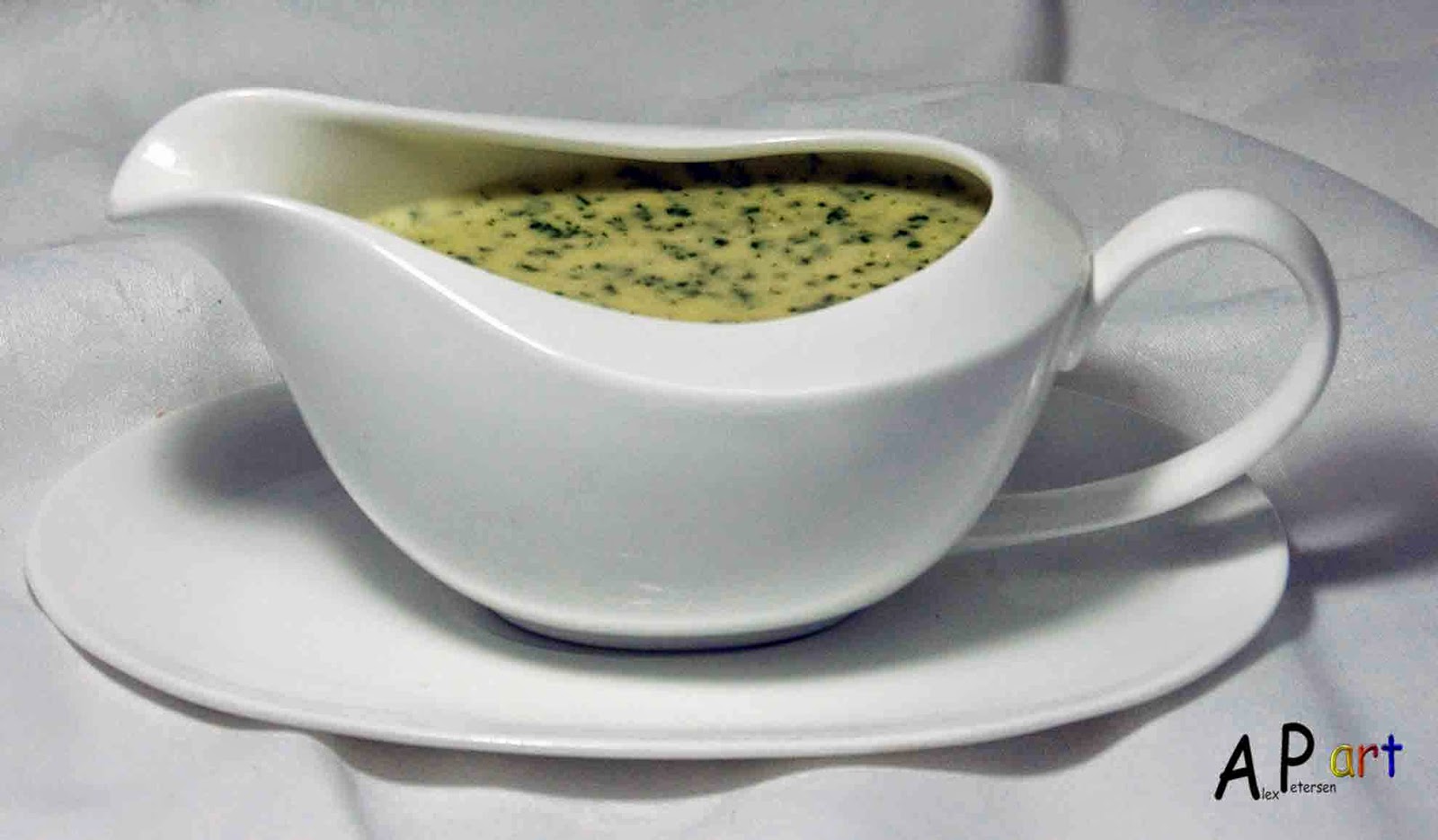 Alex the Contemporary Culinarian Creamy Parsley Sauce