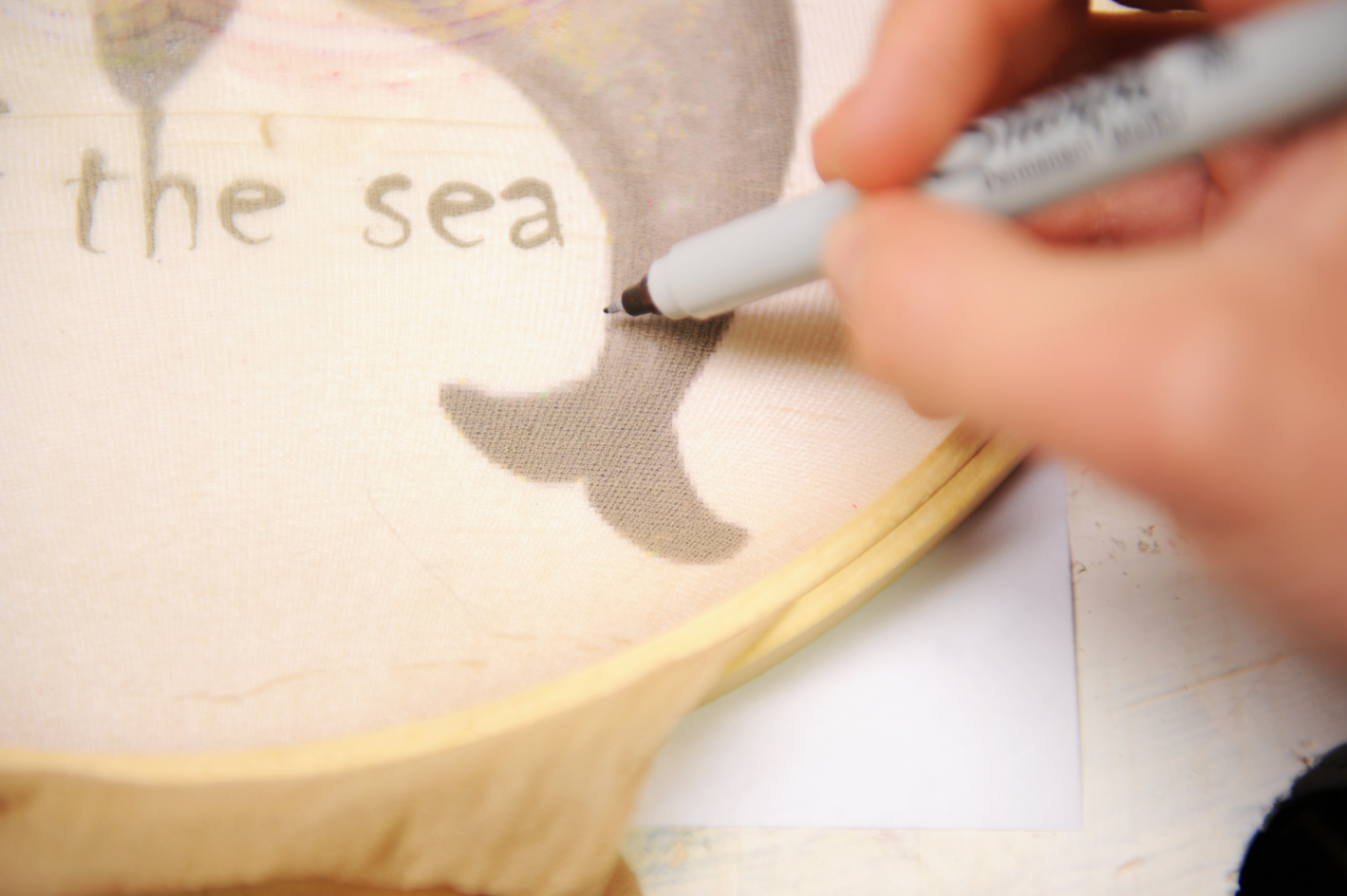 Paper Raindrops DIY screen printing tutorial!