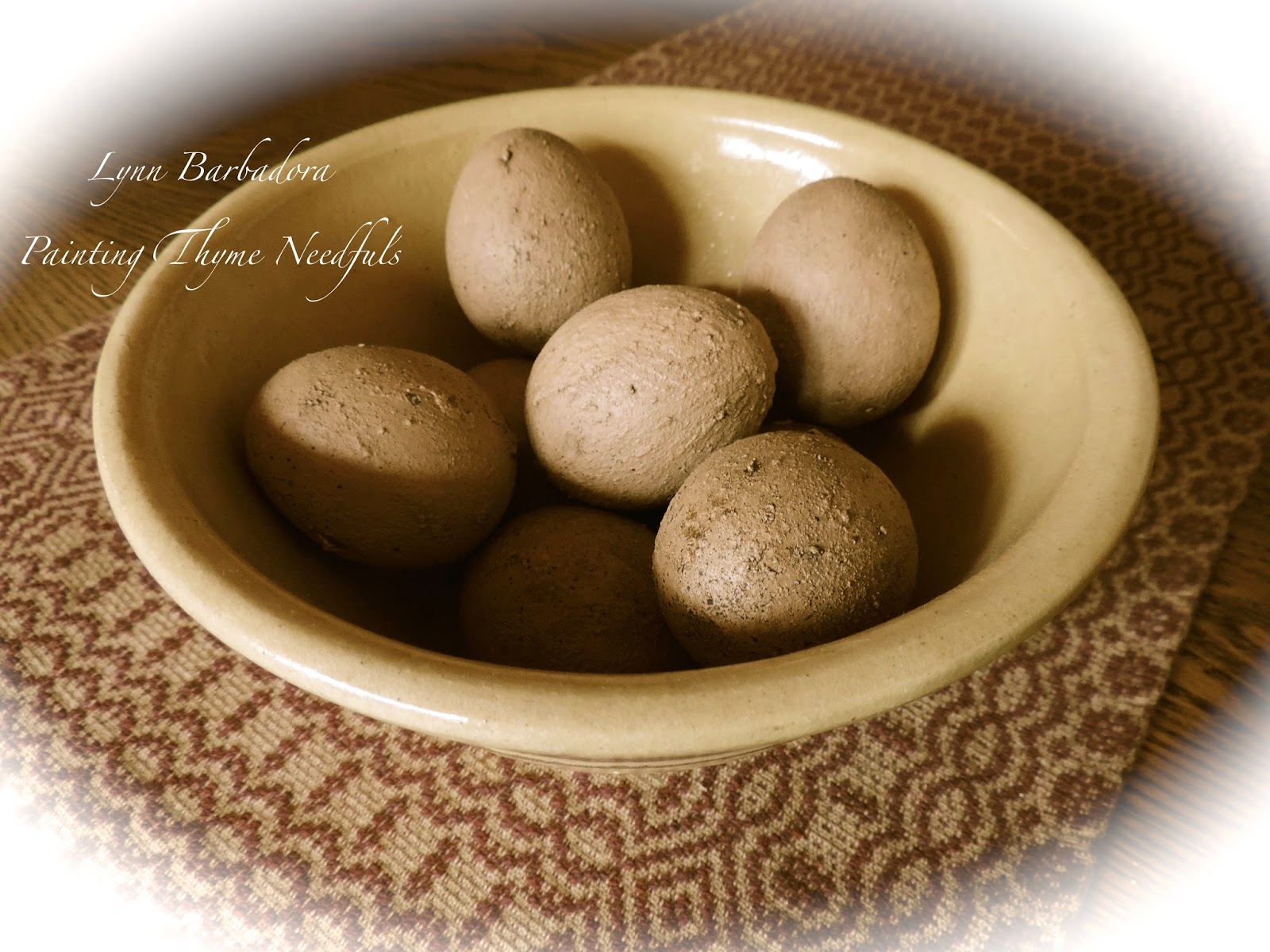 PAINTING THYME NEEDFULS Thyme to show you how to make some Primitive