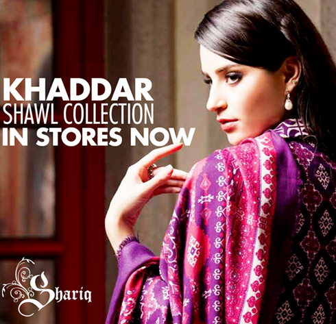 Winter Khaddar Shawls Collection by Shariq Textiles