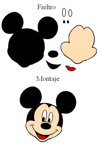 Moldes de Mickey Mouse - Imagui