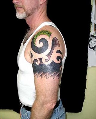 arm tribal tattoo pictures. Hawaiian Arm Tribal Tattoo