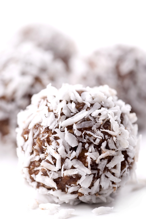 Raw Chocolate Coconut Date Balls Raw Edibles