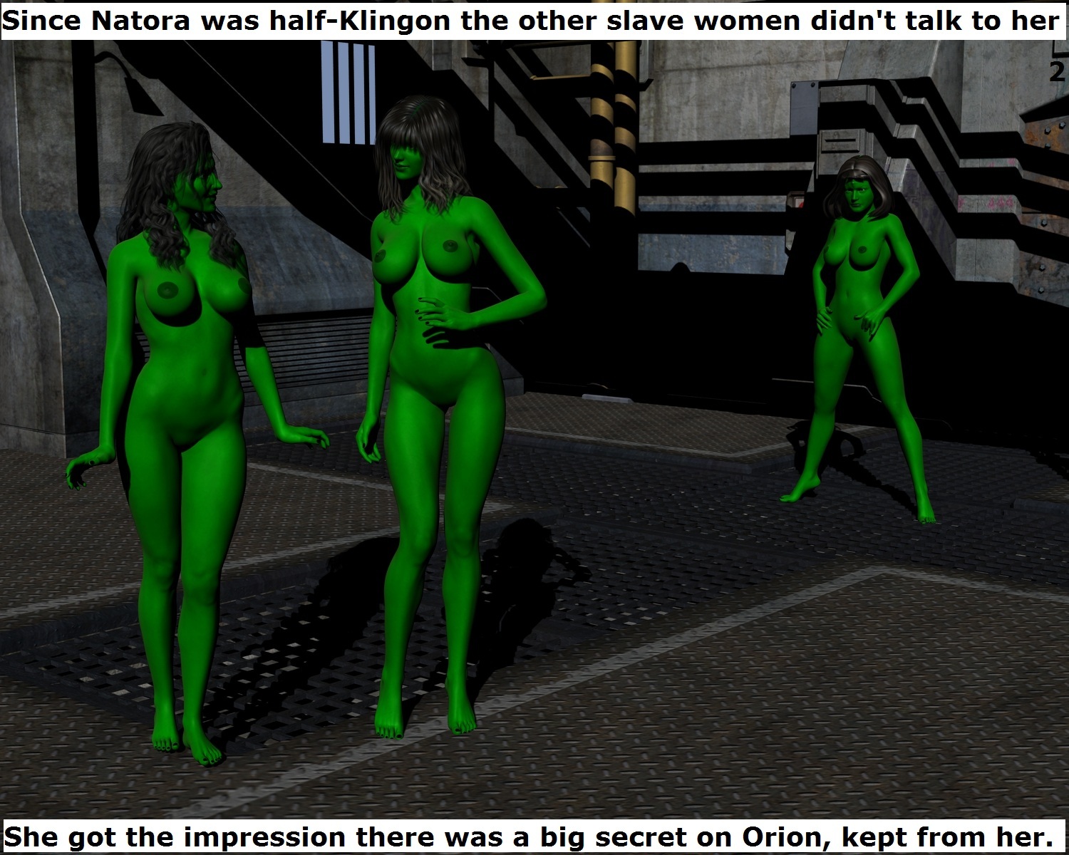 Klingon-Orion Slavegirl 1-6 