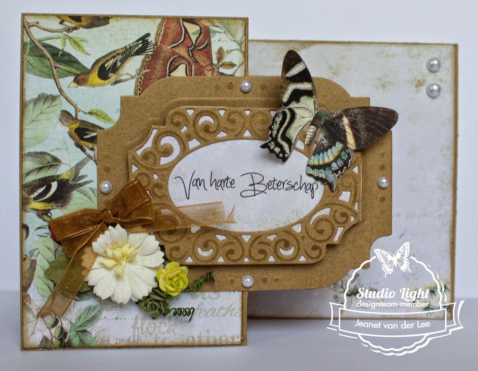 Studio Light Elegante beterschapskaart met werkbeschrijving