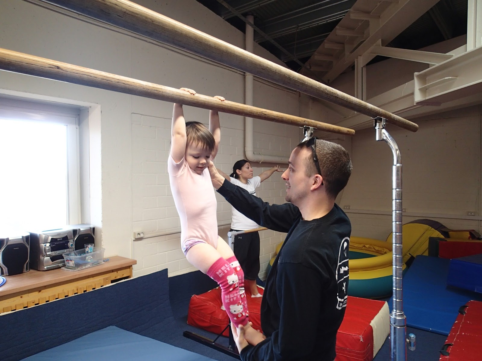 The Crunchy Lion gymnastics girl.