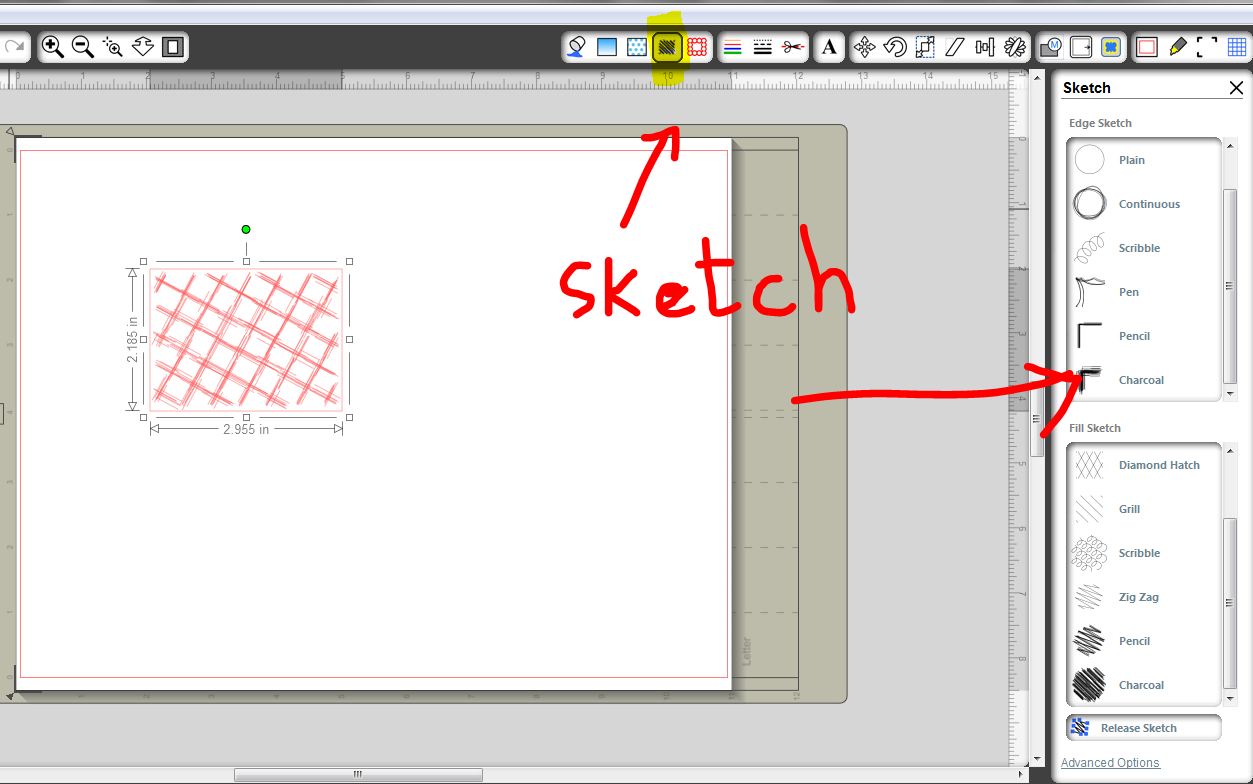 you can fill a shape with the above things ie you can add an edge and
