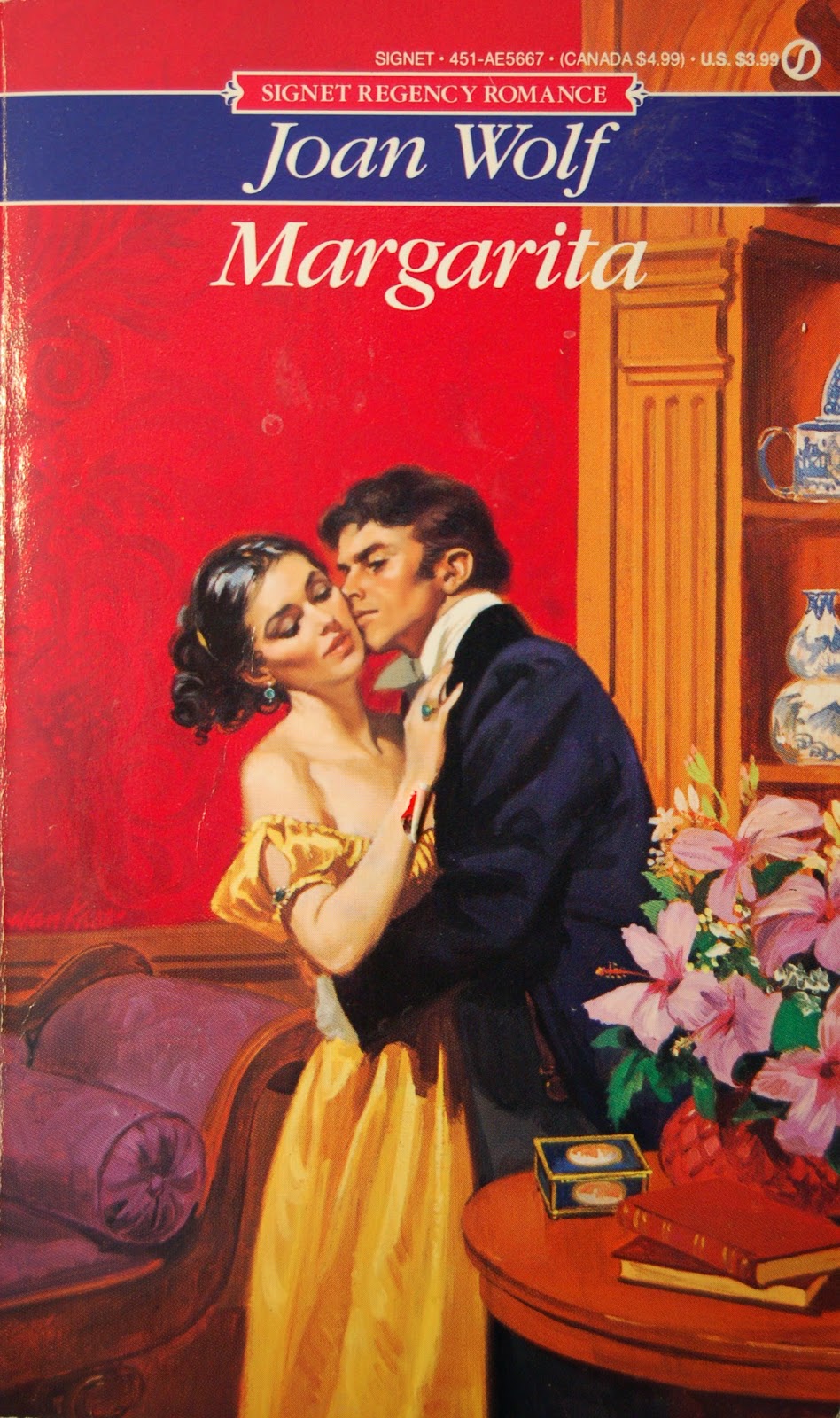 Allan Kass, Illustrator of Book Covers Joan Wolf Margarita