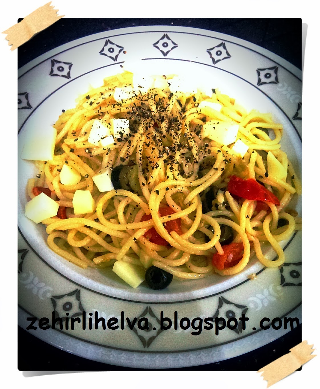 Kıymalı Patlıcanlı Spagetti Kıymalı Patlıcanlı Spagetti
