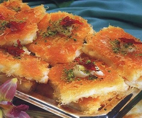 طريقةعمل الكنافة بالقشطة