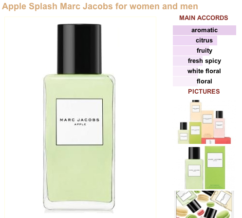 marc jacobs apple perfume